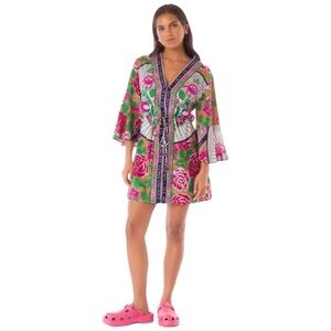 Maaji Cerice Bouquet Enjoyable Kaftan Medium NWOT